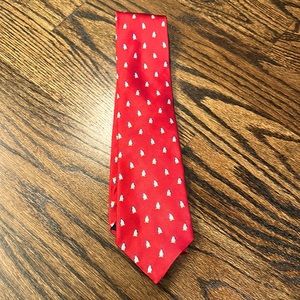 Tommy Hilfiger red penguin tie